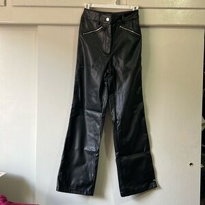 Oh Polly leather jeans size 4